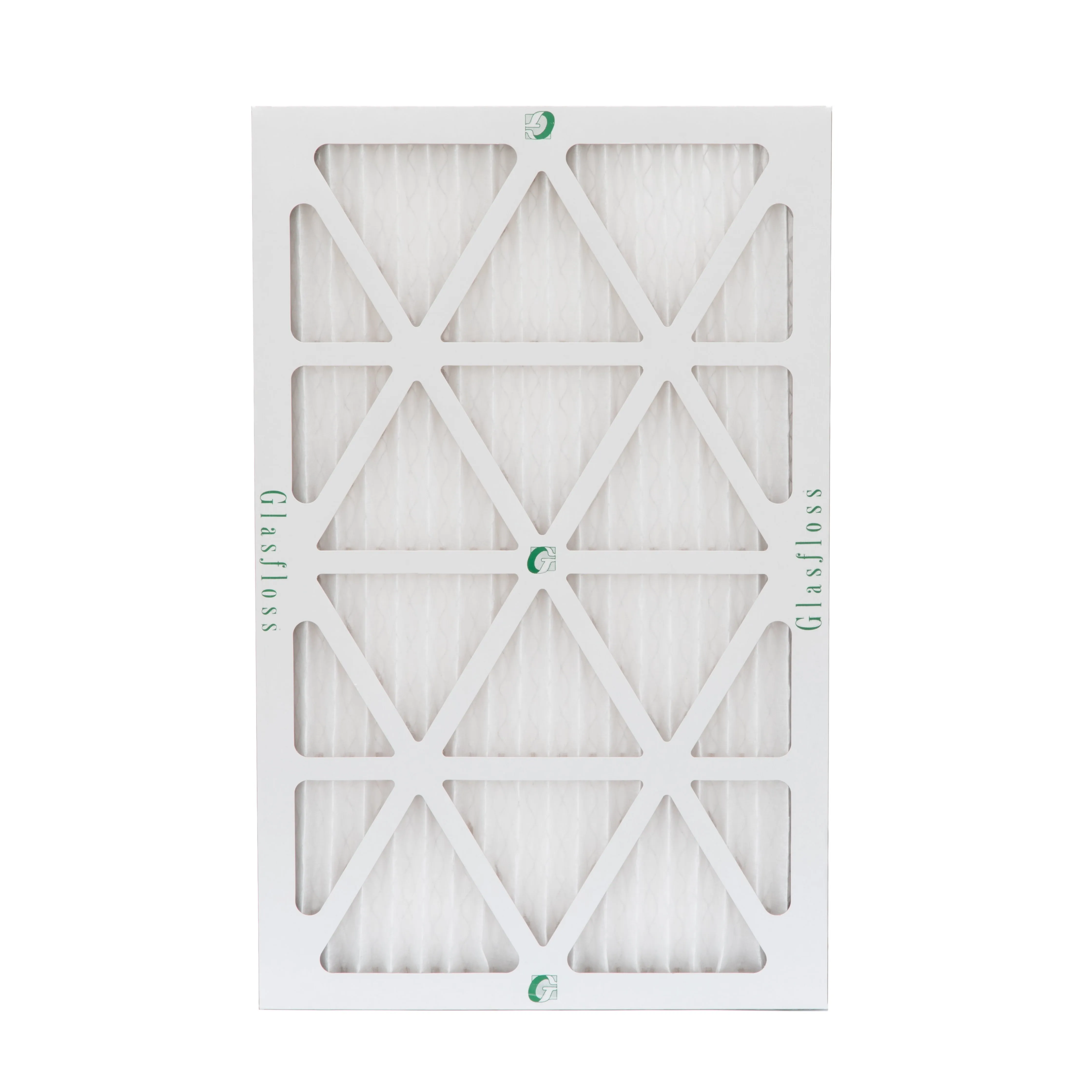 12 Pack of 14x25x1 MERV 10 Pleated Air Filters by Glasfloss. Actual Size: 13-1/2 x 24-1/2 x 7/8