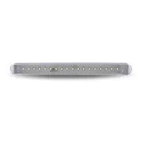 17" Clear Red LED Chrome Auxiliary Strip