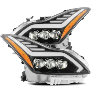 2008-2013 Infiniti G37/2014-2015 Q60 Coupe NOVA-Series LED Projector Headlights Jet Black Alpha-Rex 881982