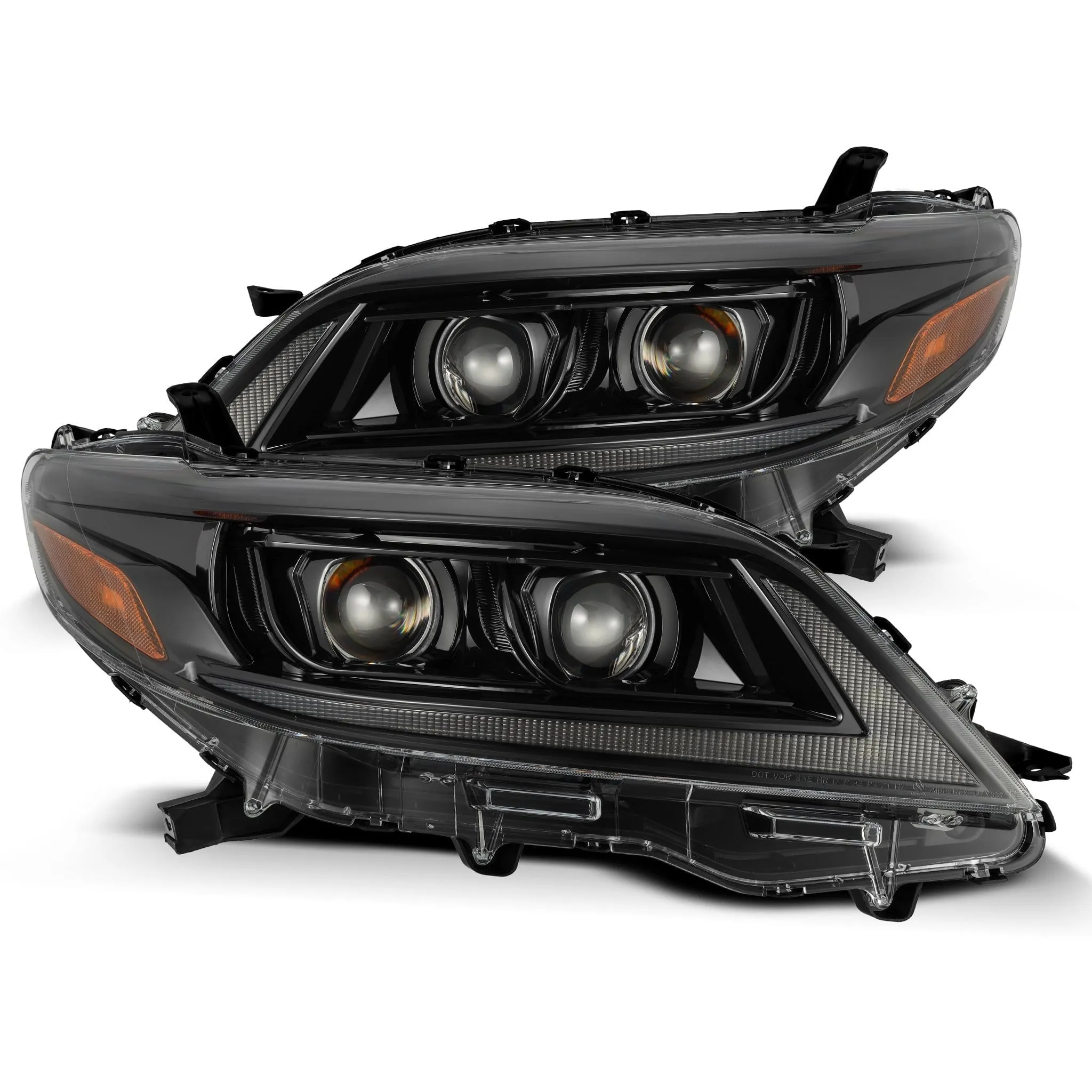 2011-20 Toyota Sienna LUXX-Series Projector Headlights Alpha-Black Alpha-Rex 880765