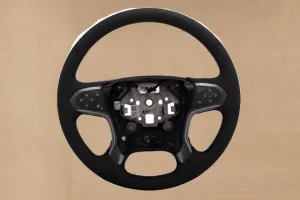2015-2019 Silverado 2500 3500 Black Leather Heated Steering Wheel Crash Alert Equipped