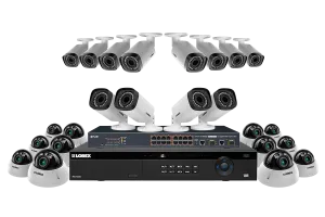 2K Security System with 32 Channel NVR, 6TB Hard Drive and 24 IP Outdoor Cameras