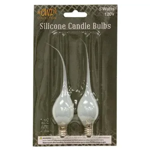 2/Pkg 5W Clear Silicone Bulbs (Pack of 4)