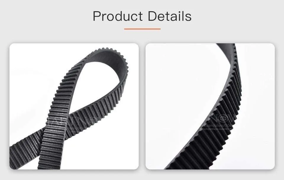 3M Series Open-Ended Transmission Synchronous Belts For CO2 Machine HTD 3M Pitch Timing Belt Width 10 15 17 20 35 40 50