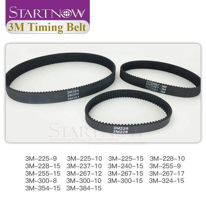 3M Series Open-Ended Transmission Synchronous Belts For CO2 Machine HTD 3M Pitch Timing Belt Width 10 15 17 20 35 40 50