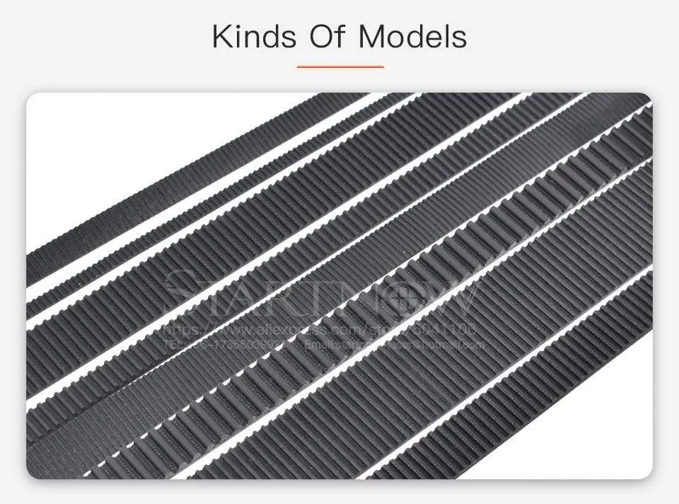 3M Series Open-Ended Transmission Synchronous Belts For CO2 Machine HTD 3M Pitch Timing Belt Width 10 15 17 20 35 40 50