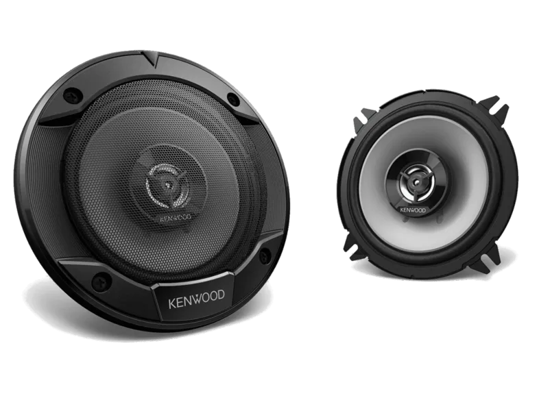 Altavoces coche - Kenwood KFC-S1366, 260 W, 2 vías, 89 dB, 13 cm, Negro