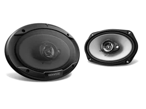 Altavoces coche - Kenwood KFC-S6966, 400 W, 3 vías, 91 dB, Negro