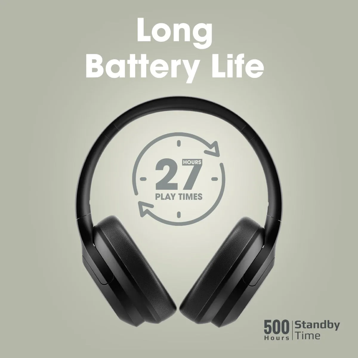 ANC High-Fidelity Stereo Wireless Headphones
