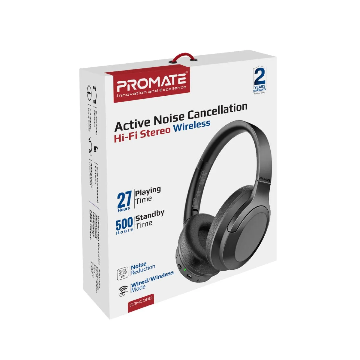 ANC High-Fidelity Stereo Wireless Headphones
