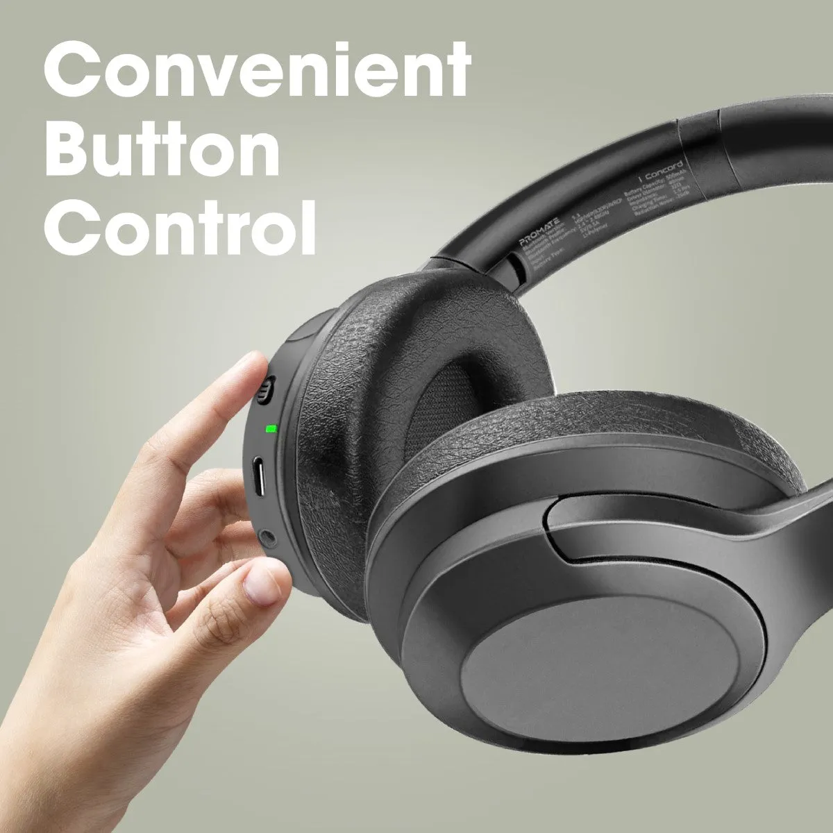 ANC High-Fidelity Stereo Wireless Headphones