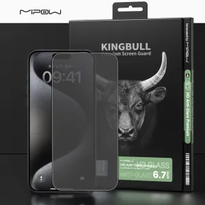 Anti-Glare Tempered Glass for iPhone 15/14