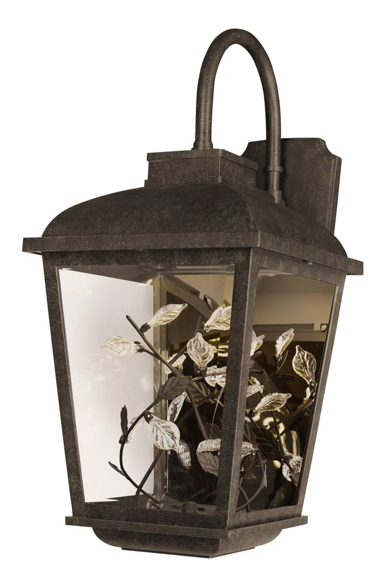 Arbor 11" 2 Light Outdoor Wall Mount in Adobe
