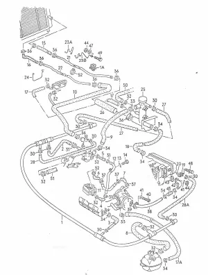 Assembly: Coolant Lines, Hoses T3 2.1L Waterboxer
