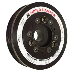 ATI Serpentine SFI 18.1 Super Damper - 6.780 in OD - Black - Internal Balance - GM LS-Series
