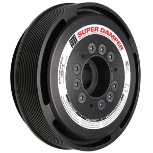 ATI Serpentine Super Damper - SFI 18.1 - Harmonic Balancer - 7.530 in OD - Internal Balance - Black Oxide - GM LS-Series