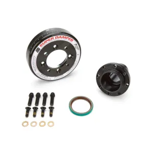 ATI Super Damper SFI 18.1 Harmonic Balancer - 6.325 in OD - Black Oxide - Internal Balance - Small Block Ford 918916