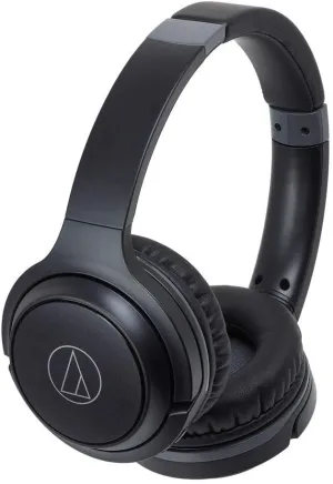Audio-Technica Bluetooth Wireless Headphones, Black - Refurbished
