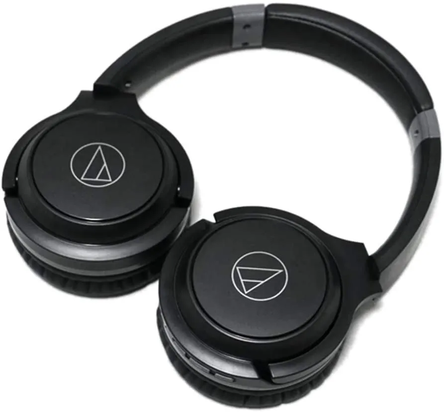 Audio-Technica Bluetooth Wireless Headphones, Black - Refurbished