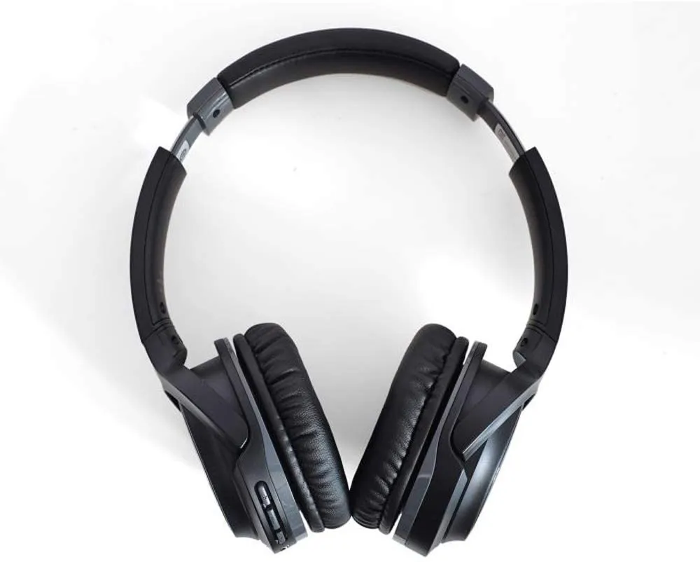 Audio-Technica Bluetooth Wireless Headphones, Black - Refurbished