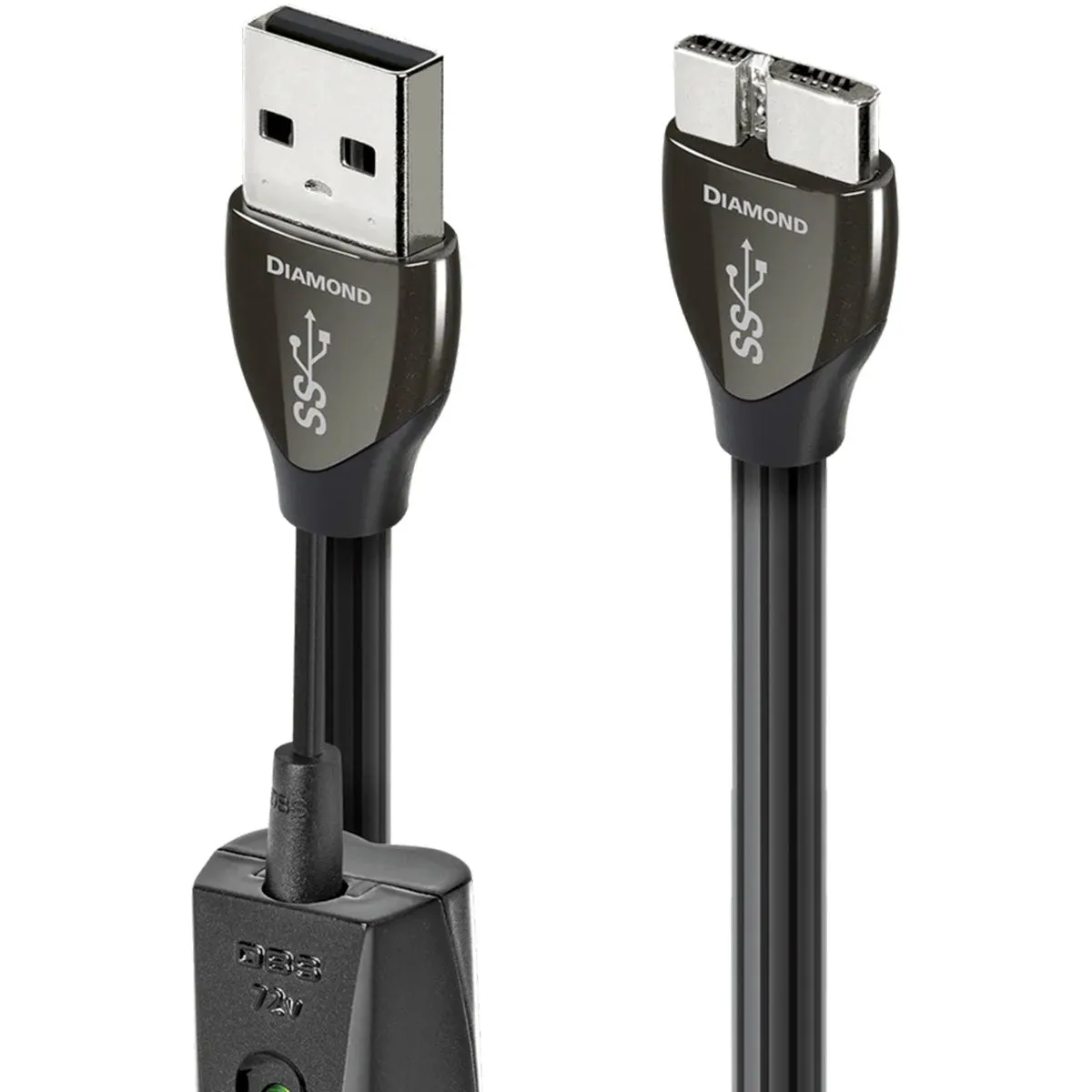 AudioQuest Diamond USB-A 3.0 to Micro B 3.0 High-Definition Digital Audio Cable - 0.75m