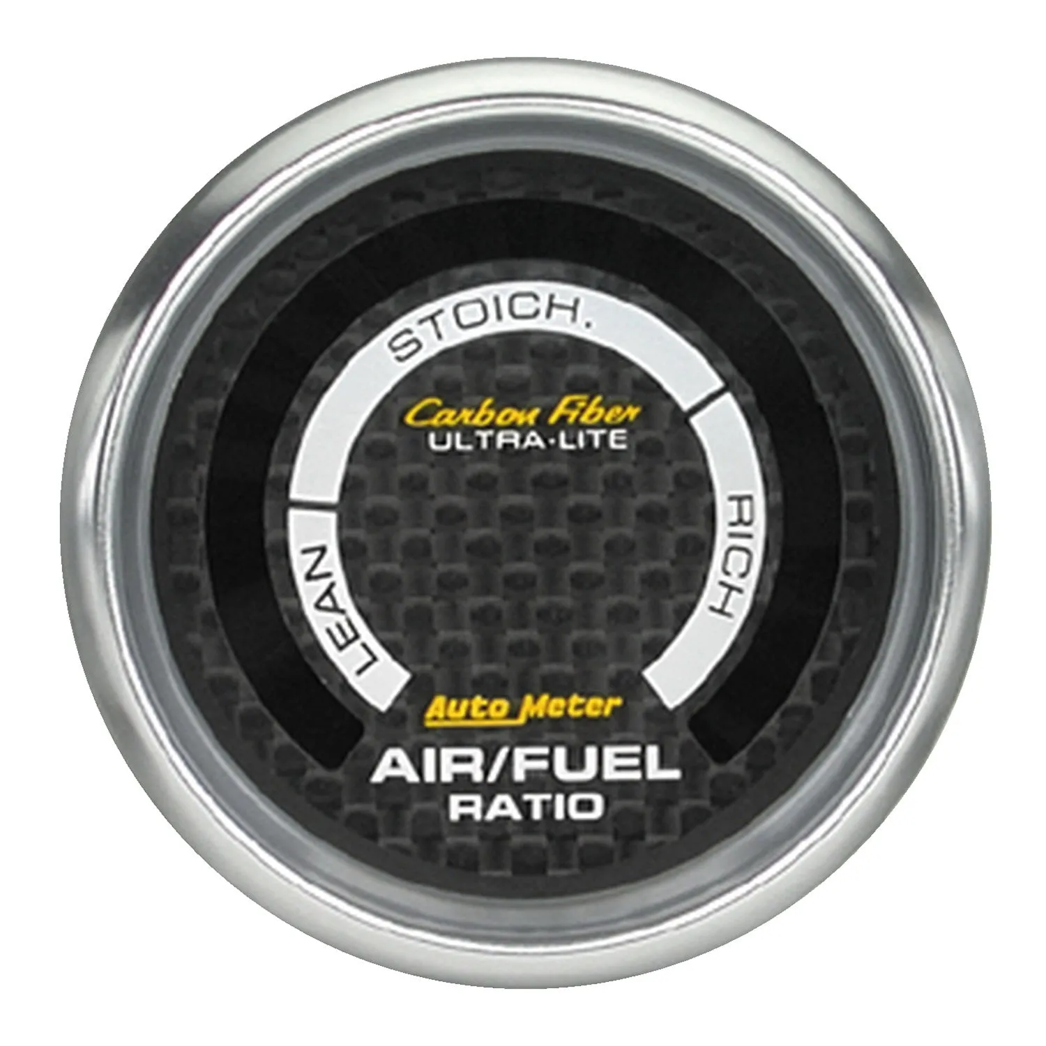 AutoMeter 4775 GAUGE; AIR/FUEL RATIO-NARROWBAND; 2 1/16in.; LEAN-RICH; LED ARRAY; CARBON FIBER