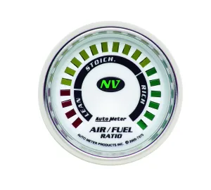 AutoMeter 7375 GAUGE; AIR/FUEL RATIO-NARROWBAND; 2 1/16in.; LEAN-RICH; LED ARRAY; NV