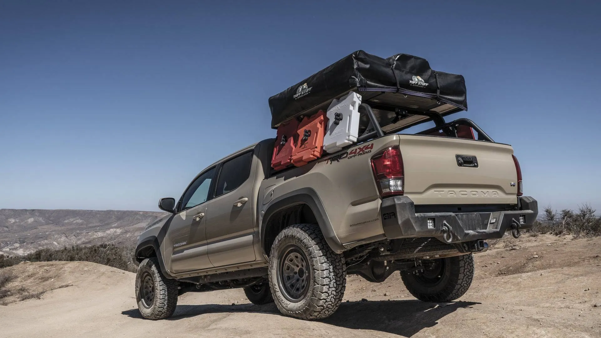 Body Armor 4x4 Pro Series Rear Bumper 2023-2016 Toyota Tacoma (TC-2963)