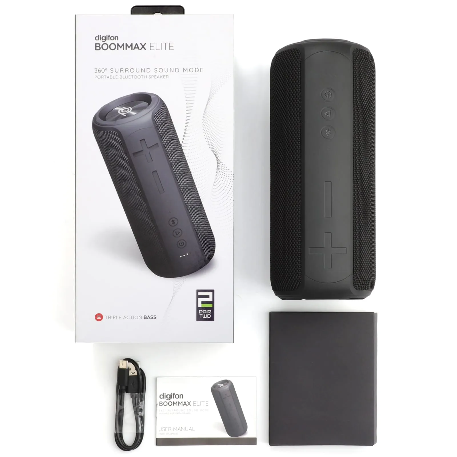 BoomMax Elite 30W Bluetooth Speaker - Powerful Sound, Tri-Bass EQ, IPX7 Waterproof, 8-Hour Playtime, USB-C Fast Charging - digifon