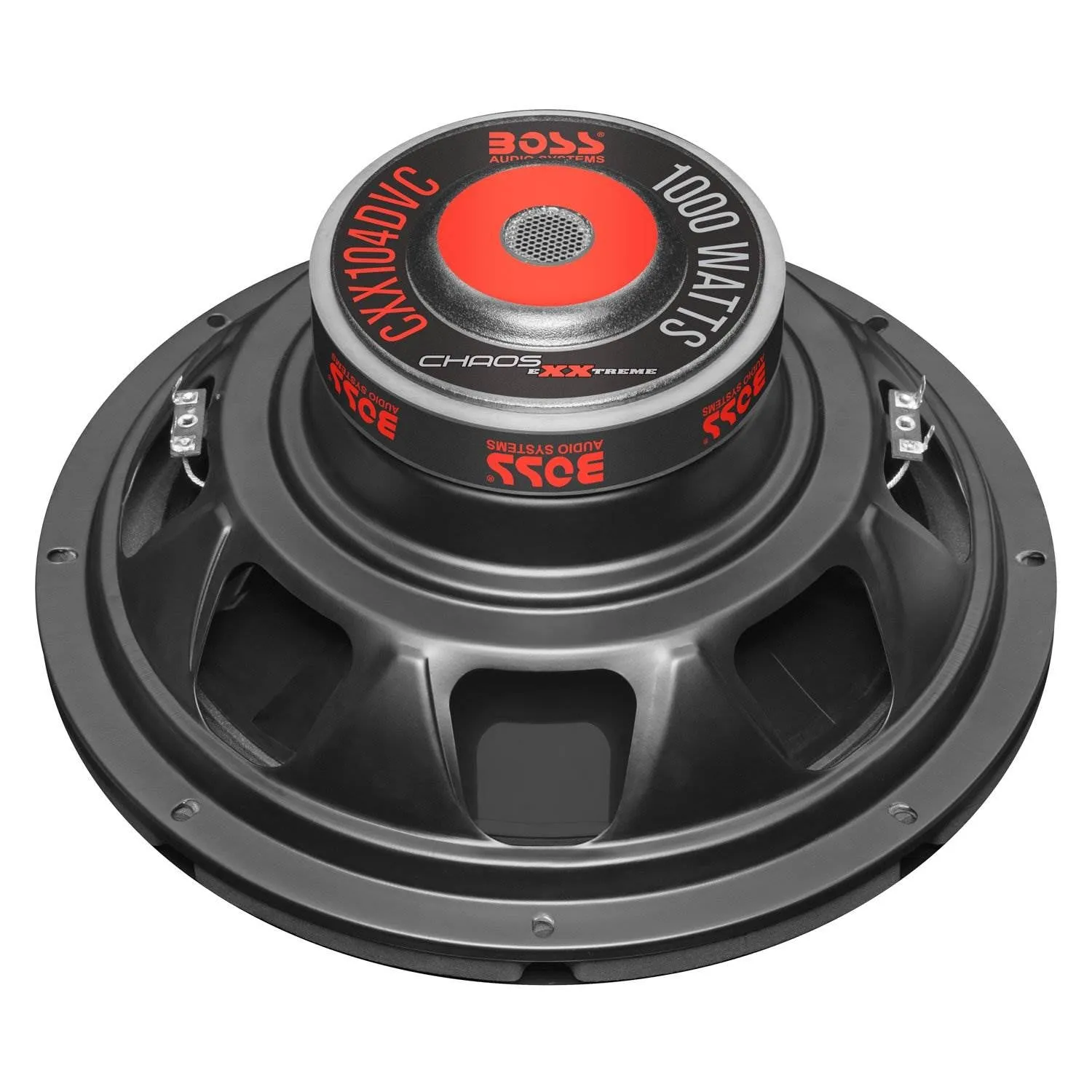 Boss Chaos Exxtreme 10" 1000W Dual Voice Coil 4 Ohm Car Audio Subwoofer (2 Pack)
