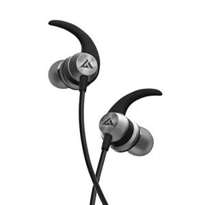 Boult Audio BassBuds X1 in-Ear Wired Earphones with Mic and 10mm Powerful Driver for Extra Bass and HD Sound (Grey)