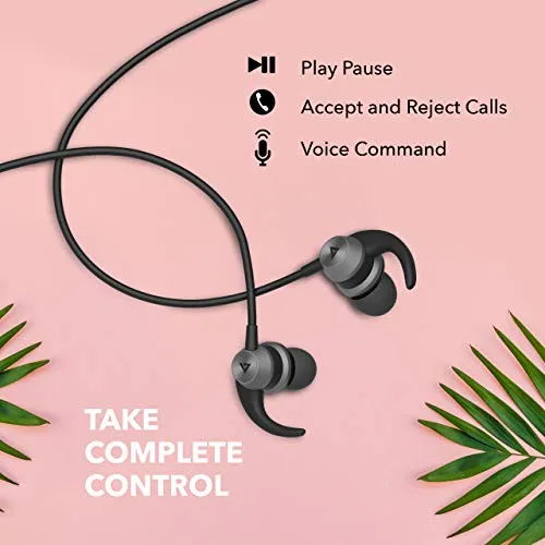 Boult Audio BassBuds X1 in-Ear Wired Earphones with Mic and 10mm Powerful Driver for Extra Bass and HD Sound (Grey)