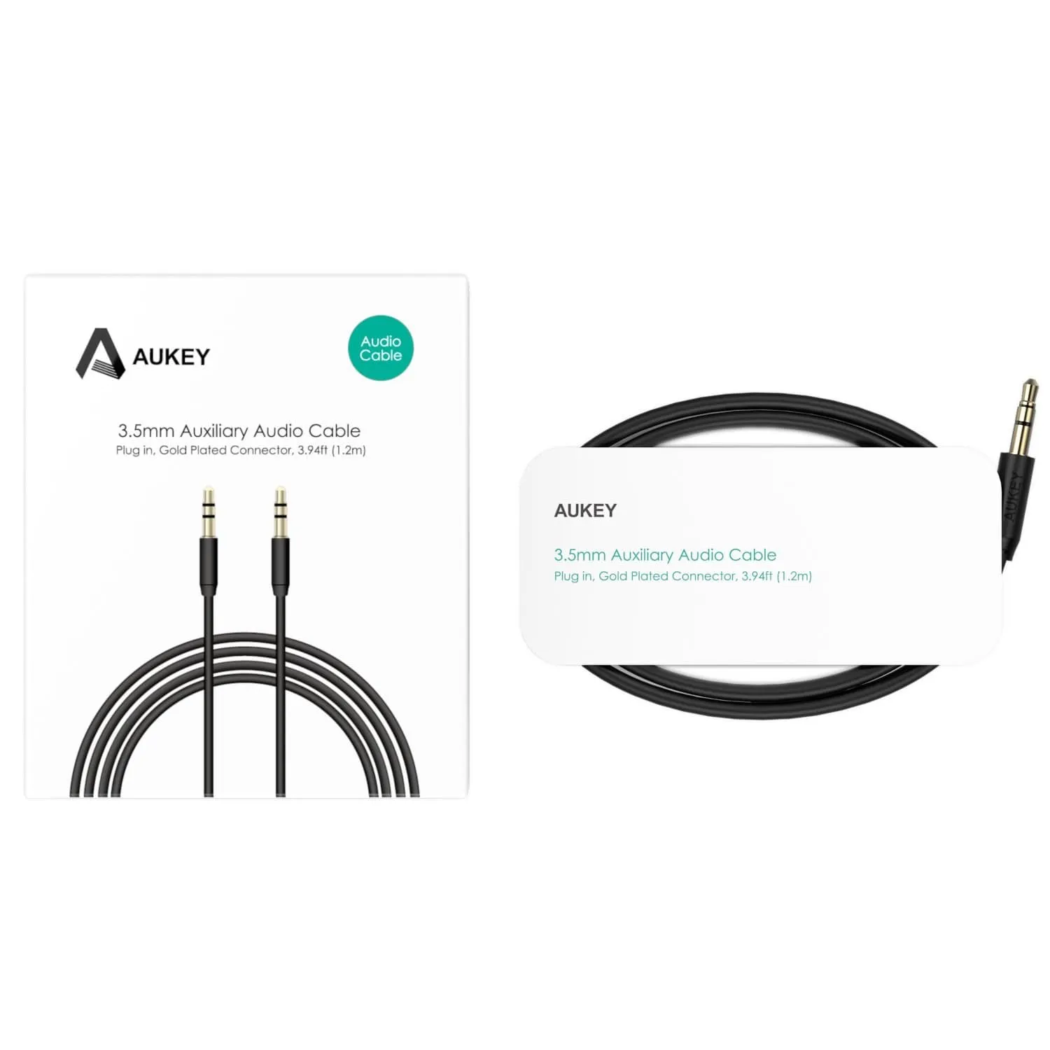 CB-V10 Premium 3.5mm Audio Gold Plated AUX Cable 1.2 METER