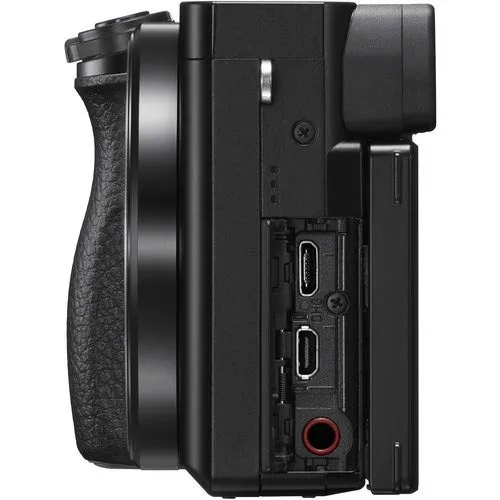 Certified Refurbished - Sony ILCE6100Y/B Alpha 6100 APS-C Mirrorless Camera   16-50mm   55-210mm Lenses