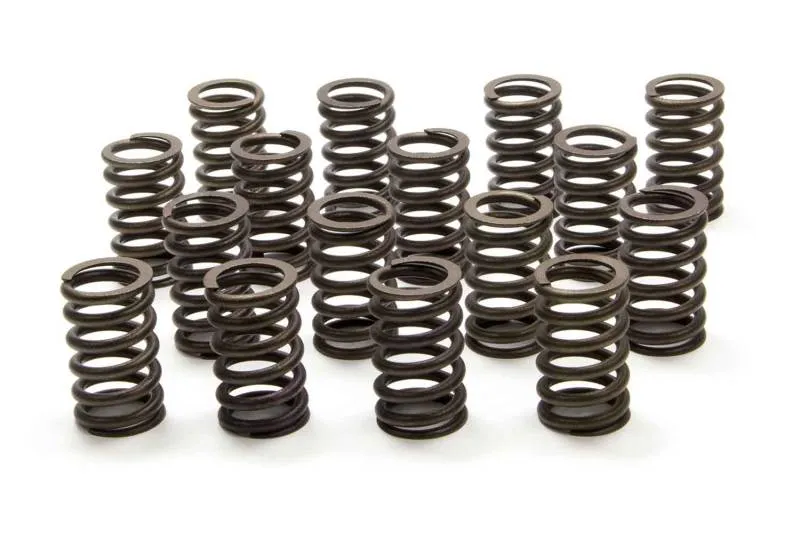 Chevrolet Performance Single Valve Spring - 256 lb/in Spring Rate - 1.200 in Coil Bind - 1.250 in OD - Small Block Chevy - Set of 16