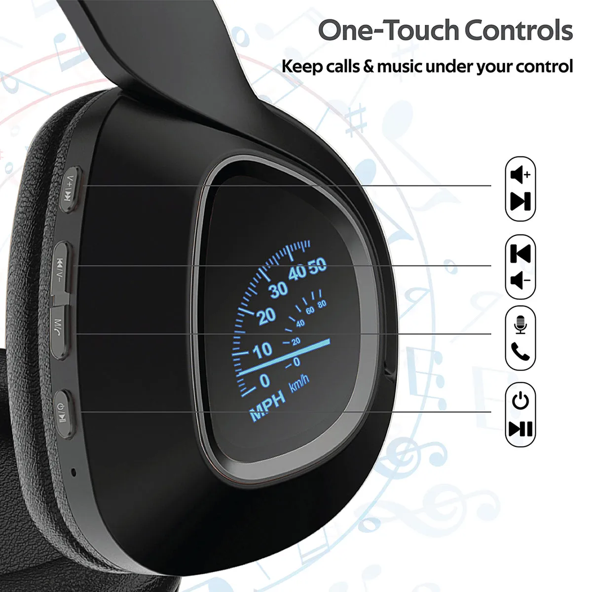 Deep Bass Over-Ear Wireless Stereo Headphone