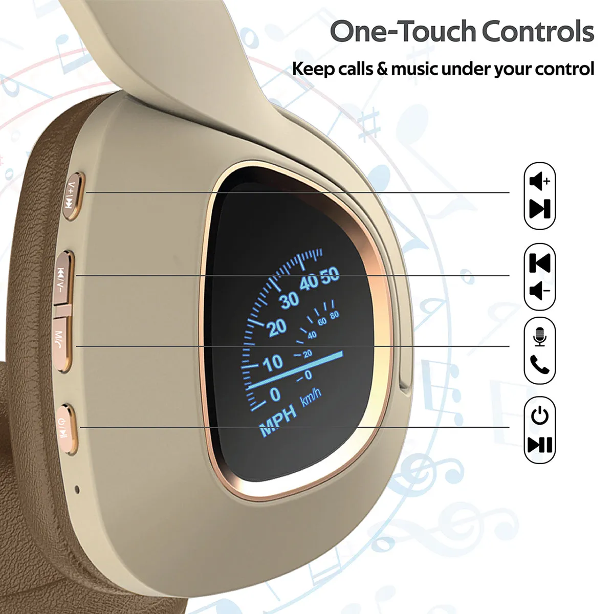 Deep Bass Over-Ear Wireless Stereo Headphone