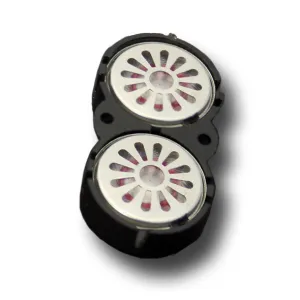 ESU HO 50327  Two loudSpeakers 16mm, oval, 8 ohms, 1~2W, with common sound chamber