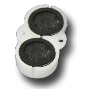 ESU HO 50328  Two loudSpeakers 13 mm, 8 ohms, round, 1~2W, with sound chamber