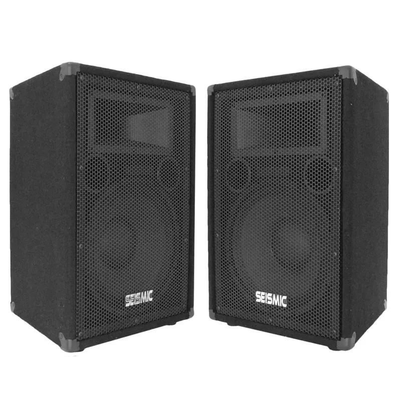 FL-12P - Pair of Premium 12" PA/DJ Speaker Cabinets with Titanium Horns