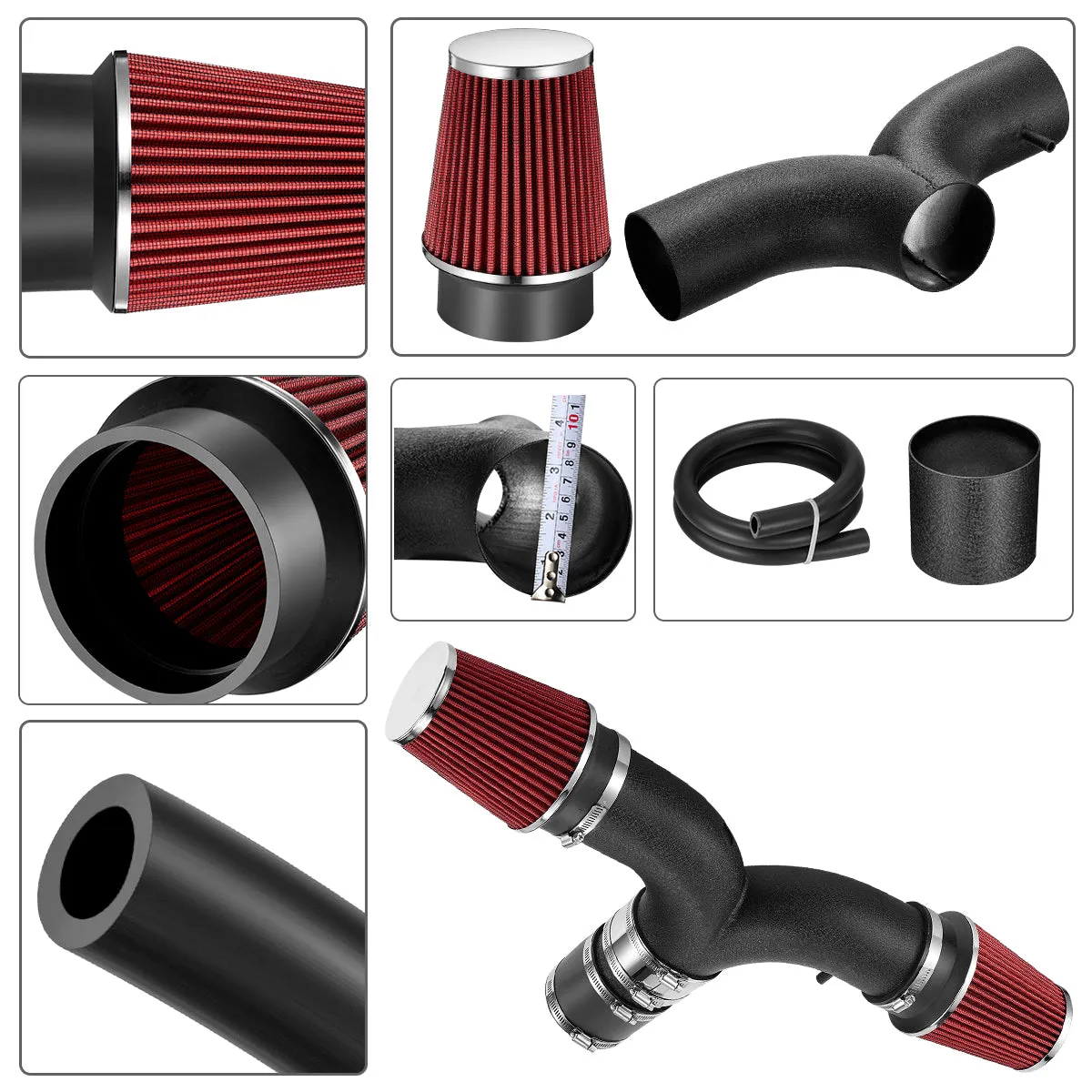 For 2003-2008 Dodge Ram 1500&2004-2009 Dodge Durango&2007-2008 Chrysler Aspen 5.7L V8 Dual Twin Air Intake Kit |SPELAB