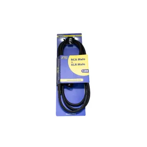 FTS-TX012 TR012/1.8M  XLR Mle To RCA Mle Cable 1.8m