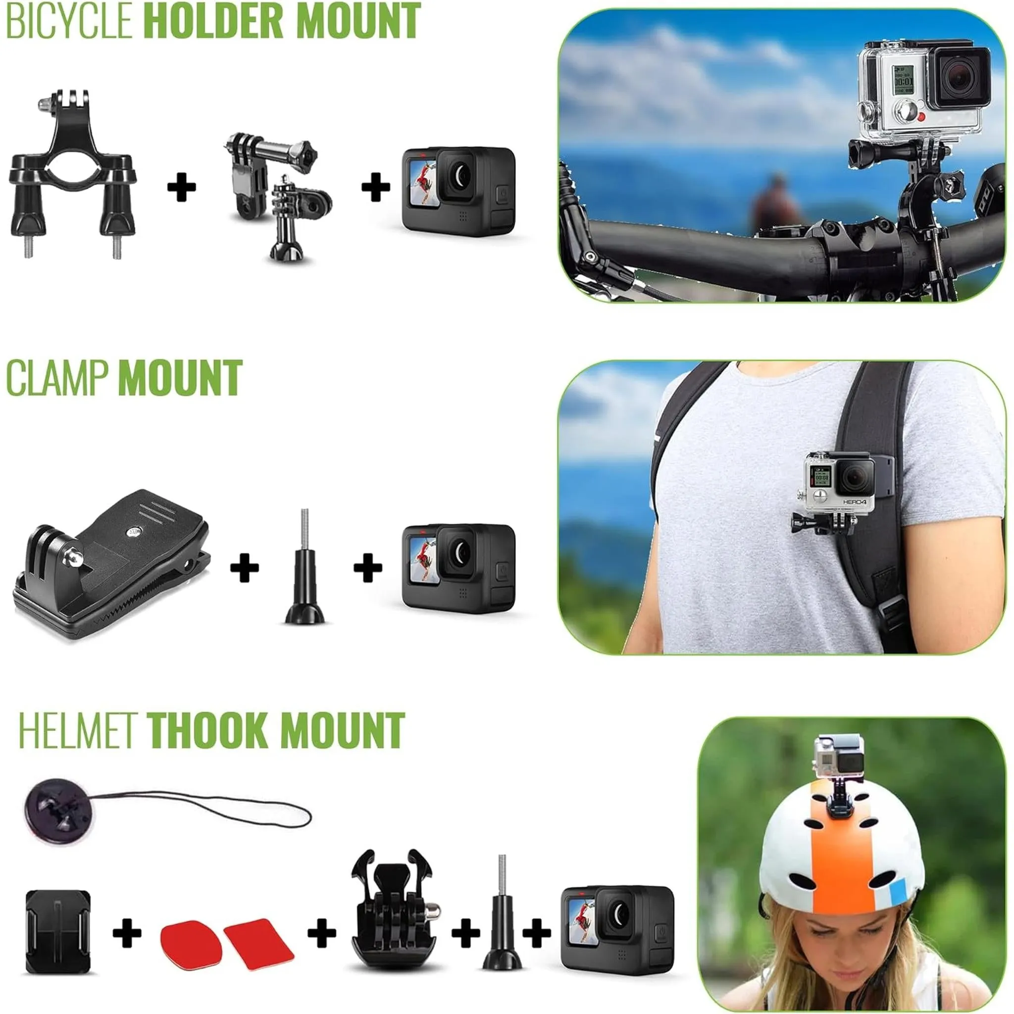 GoPro HERO13 Waterproof Action Camera   64GB Card and 50 Piece Accessory Kit