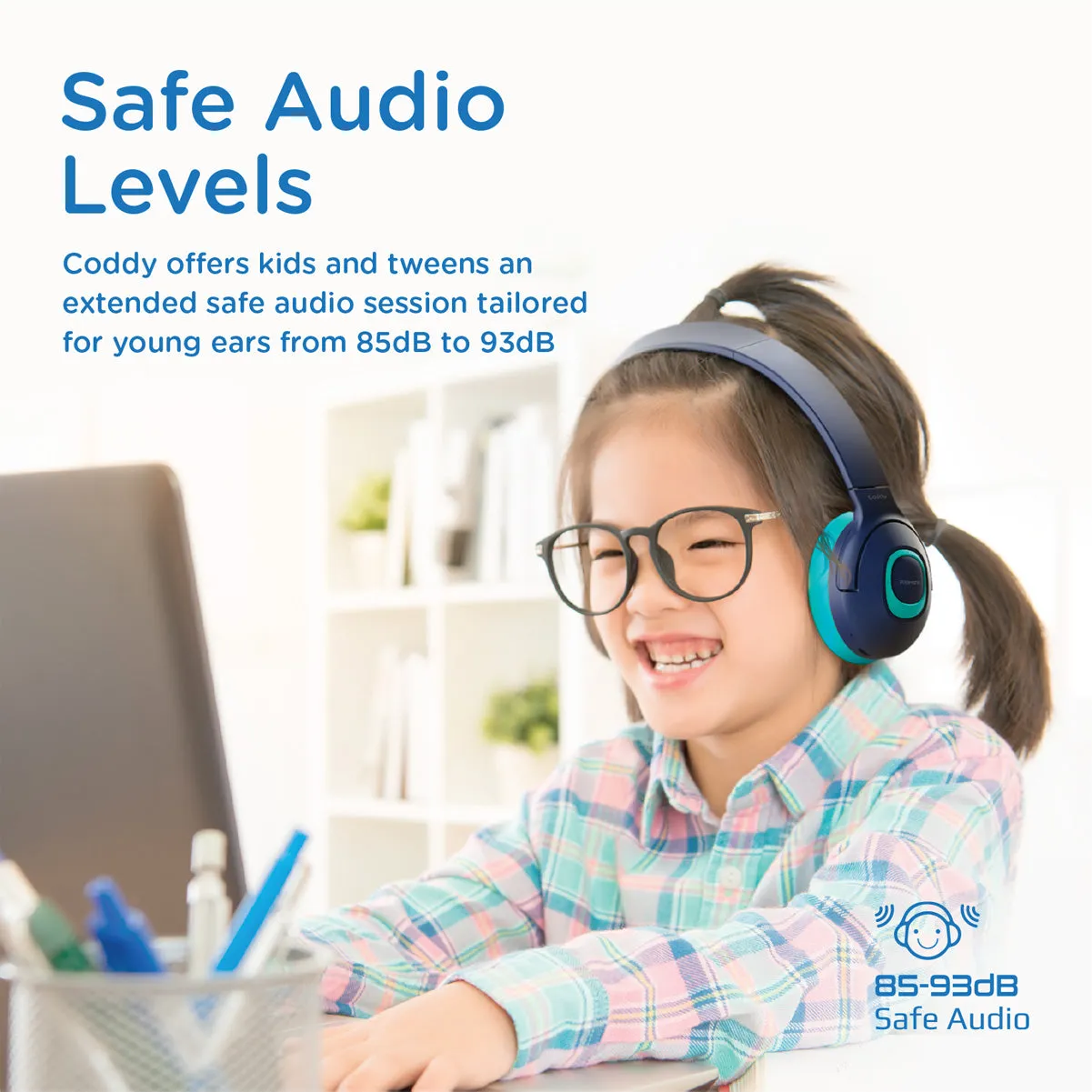 Hi-Definition SafeAudio™ Wireless Headphone