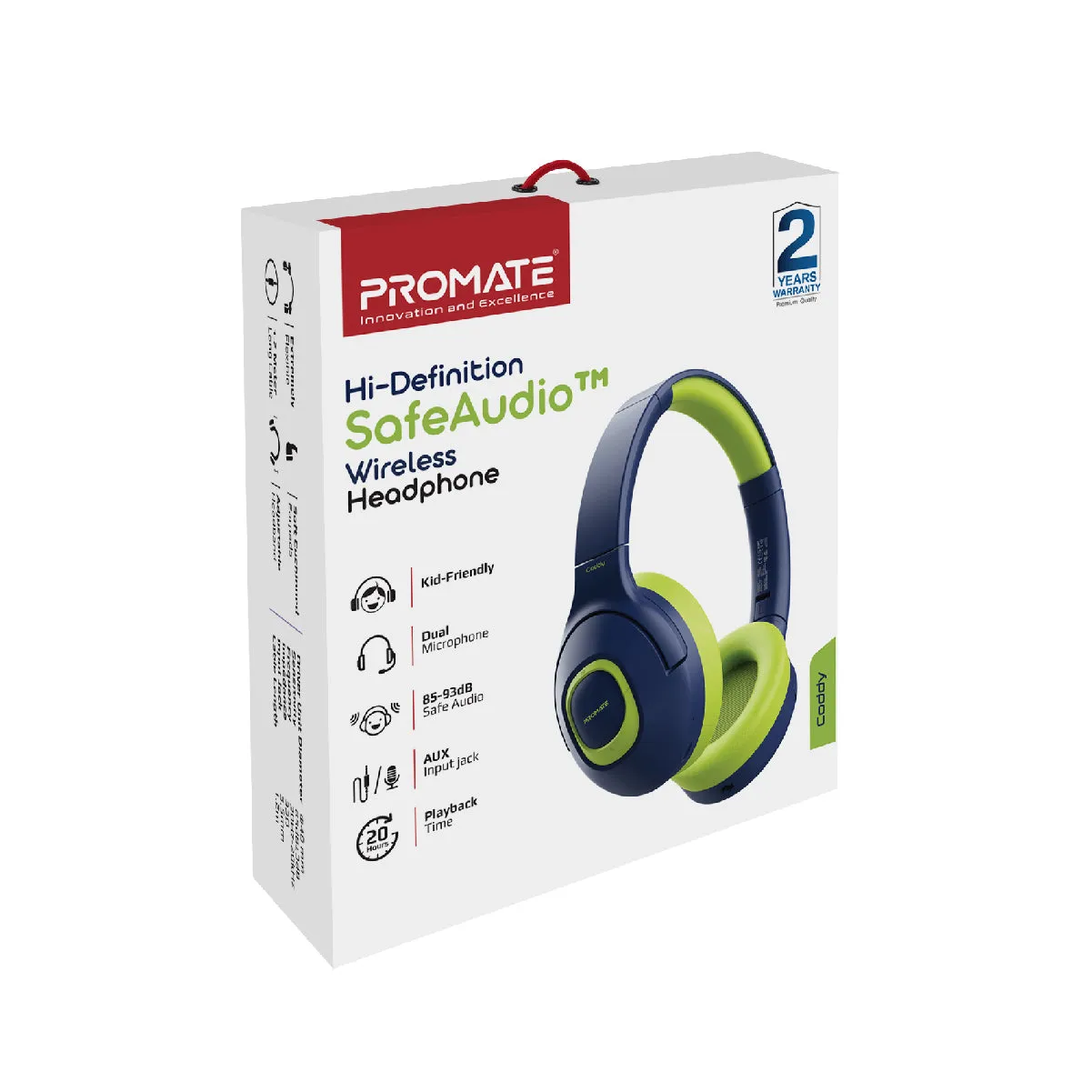 Hi-Definition SafeAudio™ Wireless Headphone