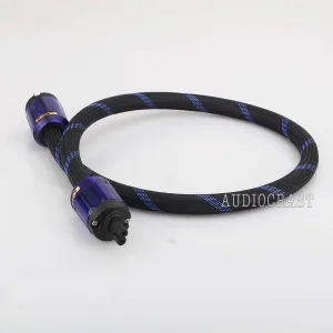 HI-End Pure copper US Power Cord Cable Audiophile Power Cord Cable US Plug With Figure 8 IEC C7 IEC Power Cable HIFI