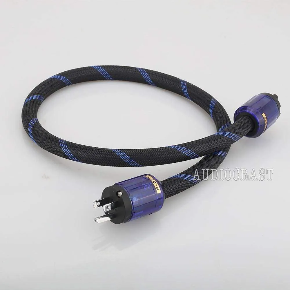 HI-End Pure copper US Power Cord Cable Audiophile Power Cord Cable US Plug With Figure 8 IEC C7 IEC Power Cable HIFI