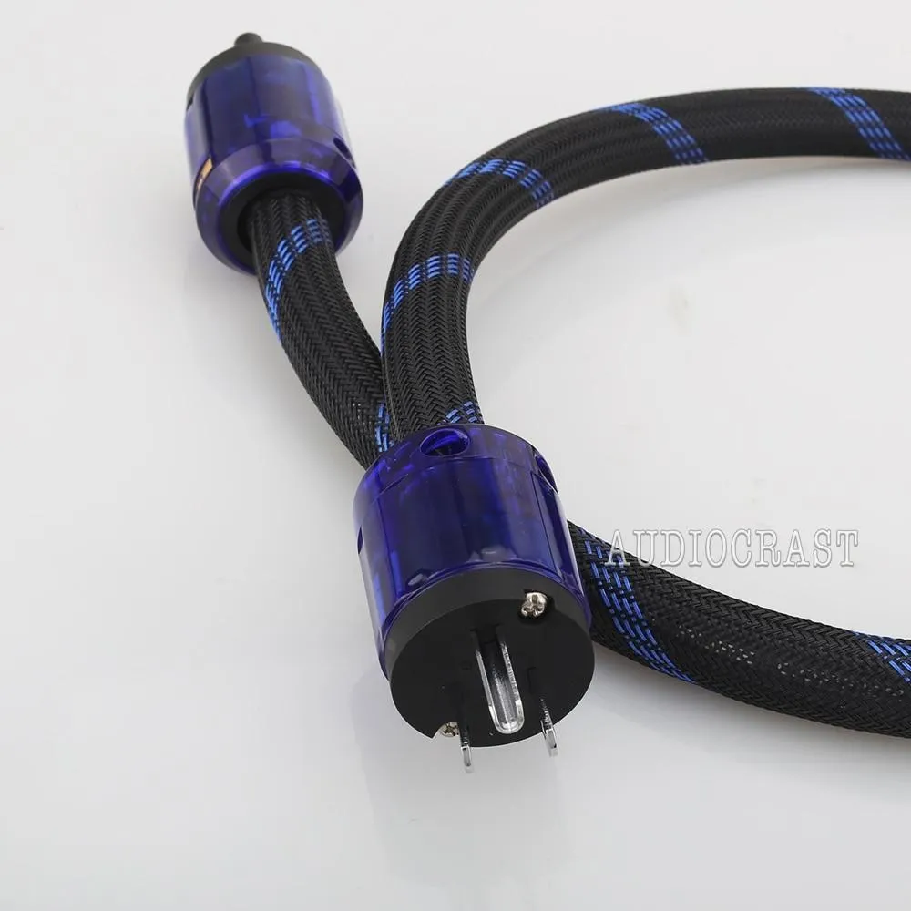 HI-End Pure copper US Power Cord Cable Audiophile Power Cord Cable US Plug With Figure 8 IEC C7 IEC Power Cable HIFI