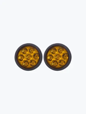 HJG 7 LED Round Fog Light Dimmerstat 70W Premium