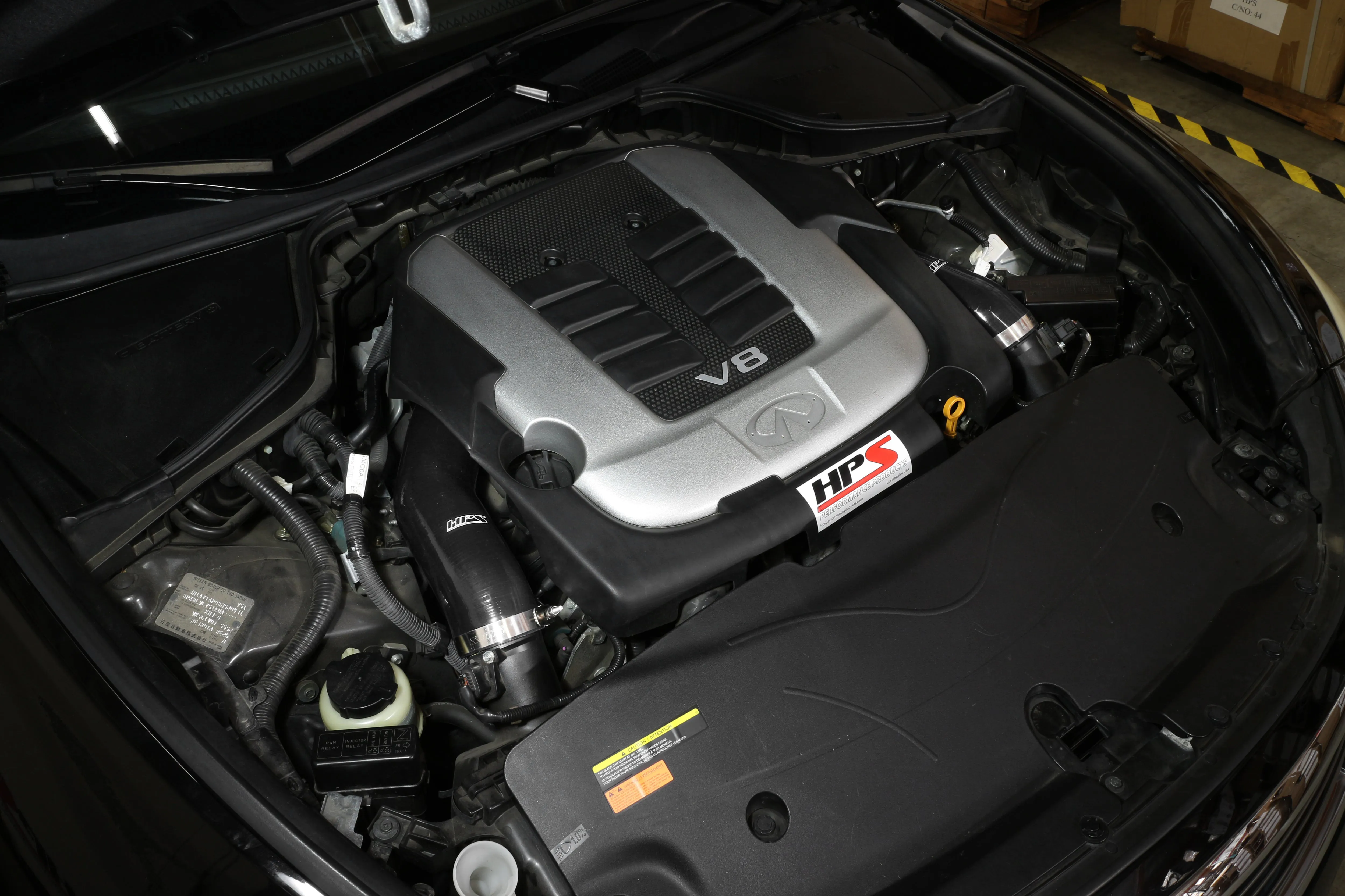 HPS Silicone Air Intake Hose Infiniti Q70 5.6L V8 (2014-2019) [Post MAF] Black or Blue